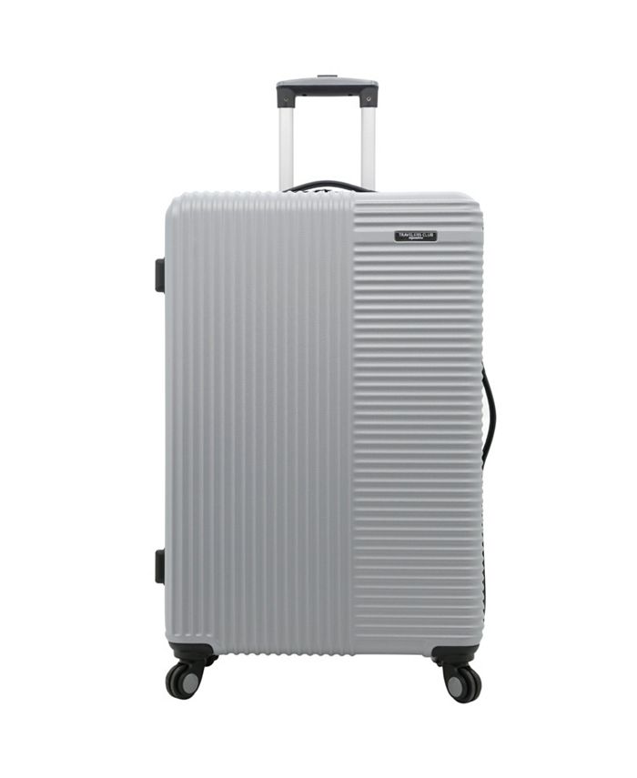 travelers club basette 3 pc hardside luggage set