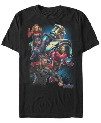 Marvel Men's Avengers Endgame Group Action Pose, Short Sleeve T-shirt