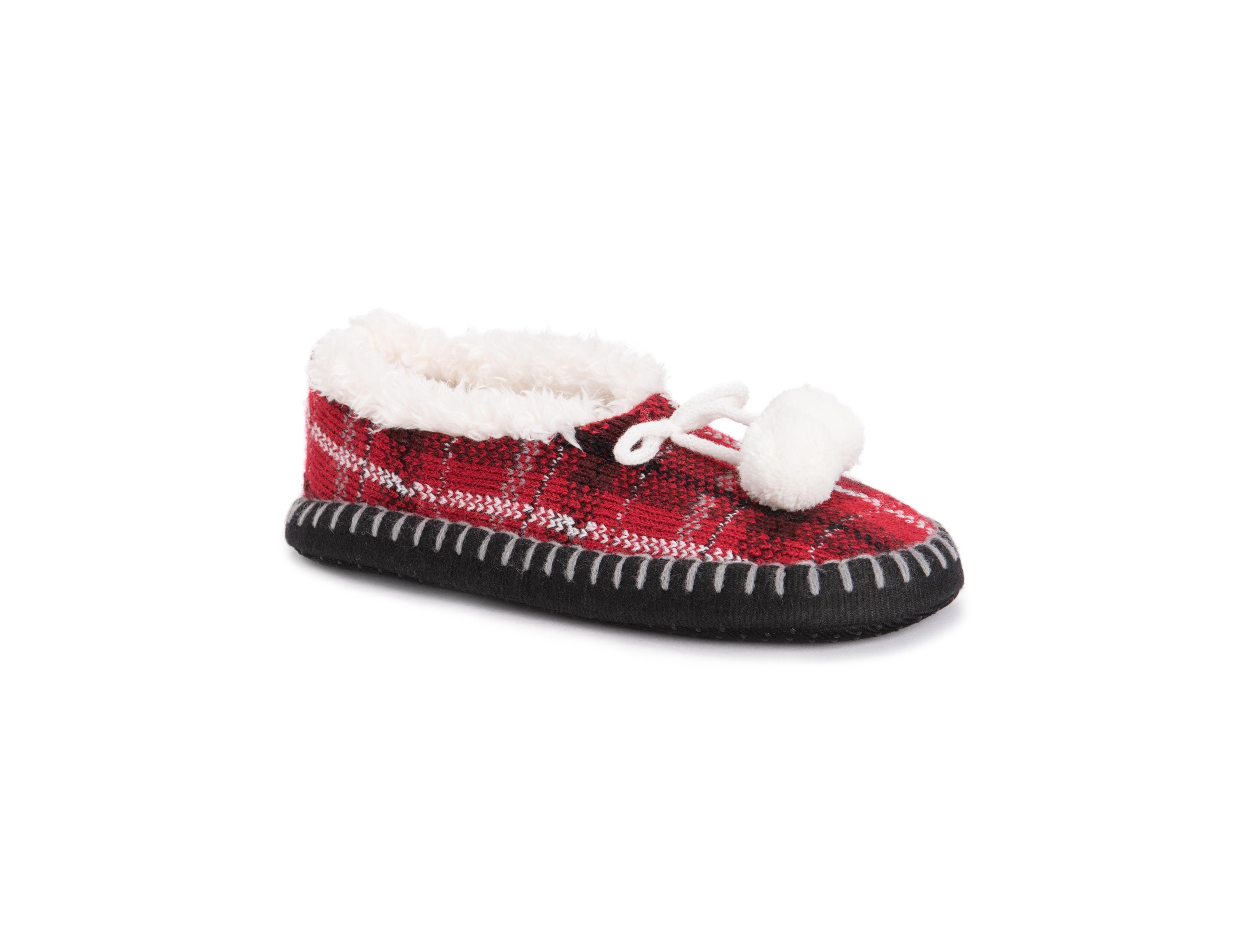 Muk Luks Women's Pom Ballerina Slippers
