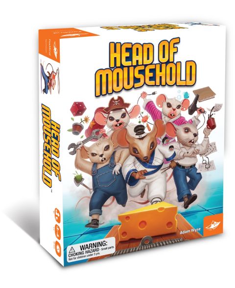 Детская карточная игра FoxMind Games Head of Mousehold Strategy Card Game, Ages 8+