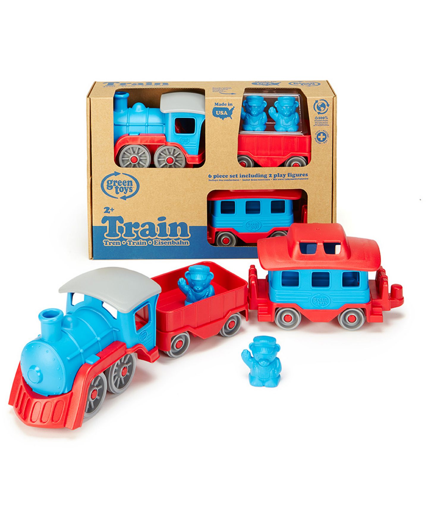 Детские игрушки Green Toys Train Set — фото 6