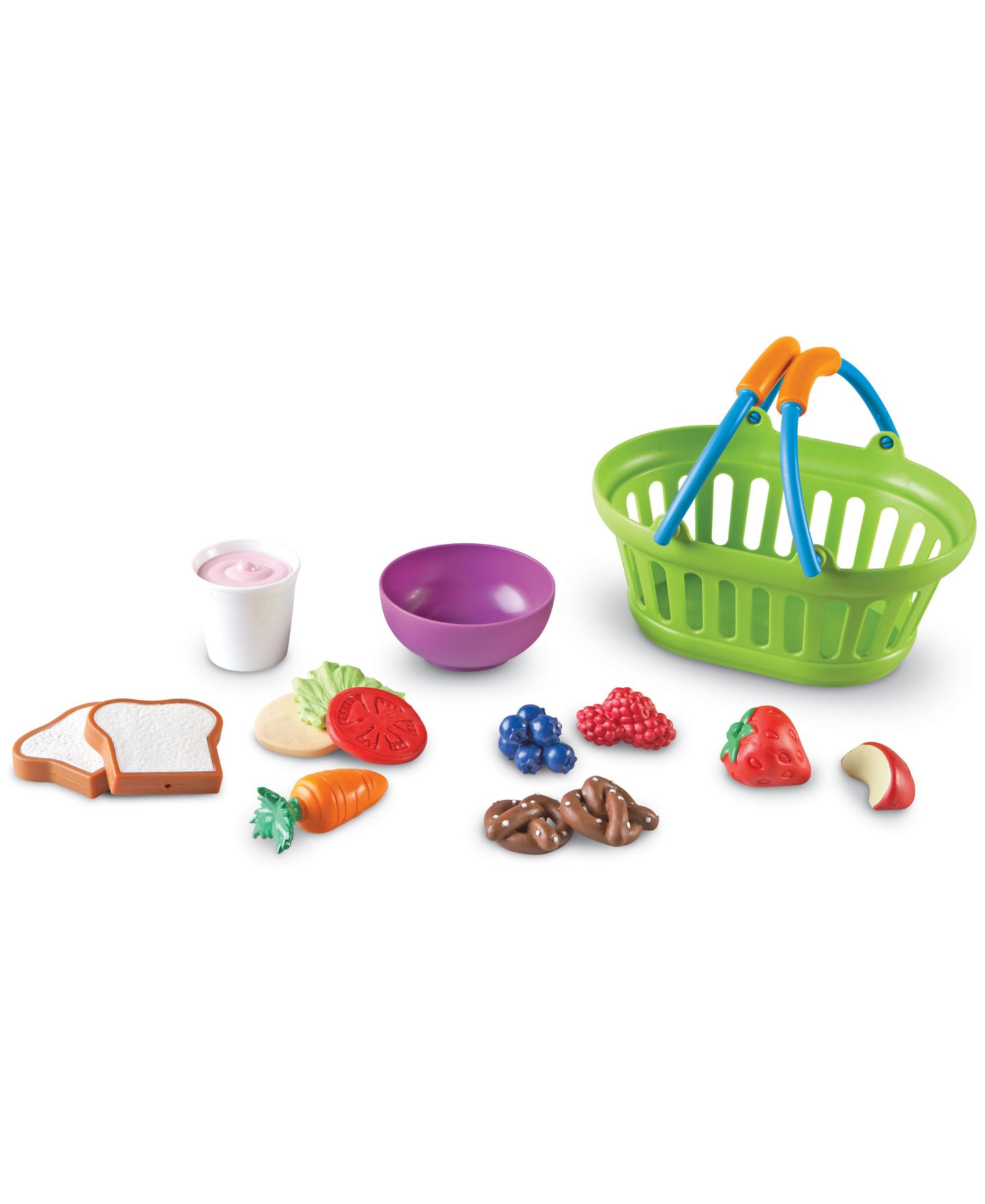 Детские игрушки Areyougame New Sprouts Healthy Lunch 15-Piece Play Food Set, Ages 2+ — фото 8