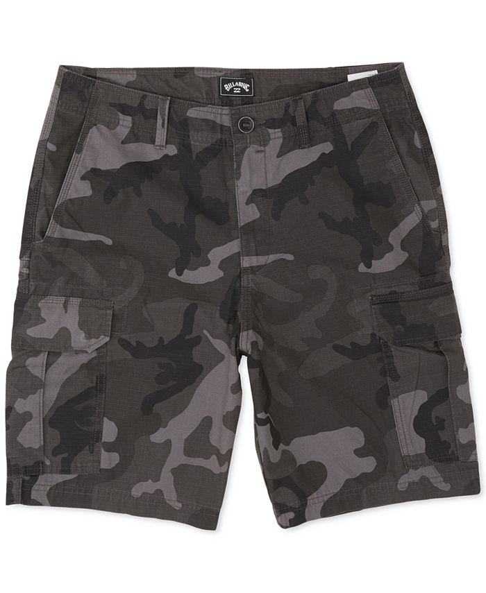 Billabong Men's Scheme Core-Fit Camouflage Cargo Shorts - Macy's