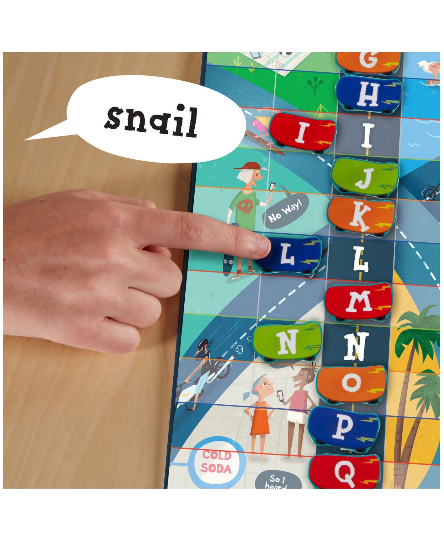 Детская настольная игра Areyougame Word on the Street Junior Family Educational Board Game, Ages 7+ — фото 4