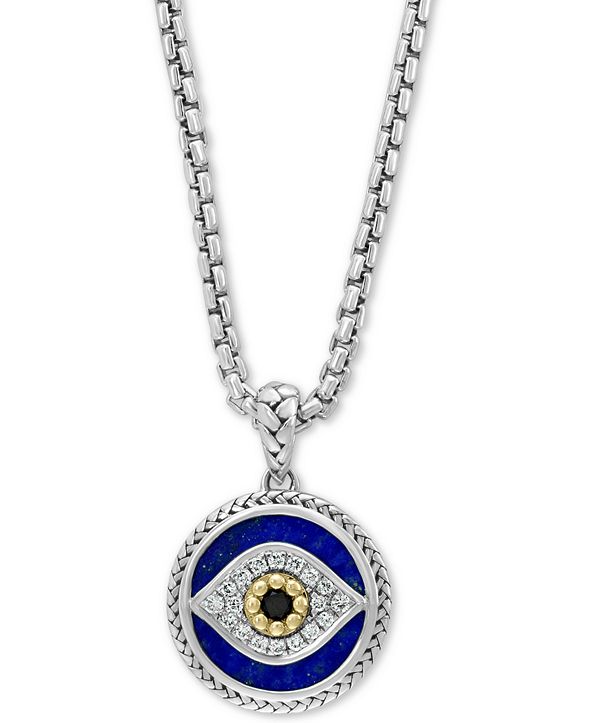 EFFY Collection EFFY® MultiGemstone & Diamond (1/10 ct. t.w.) Evil Eye