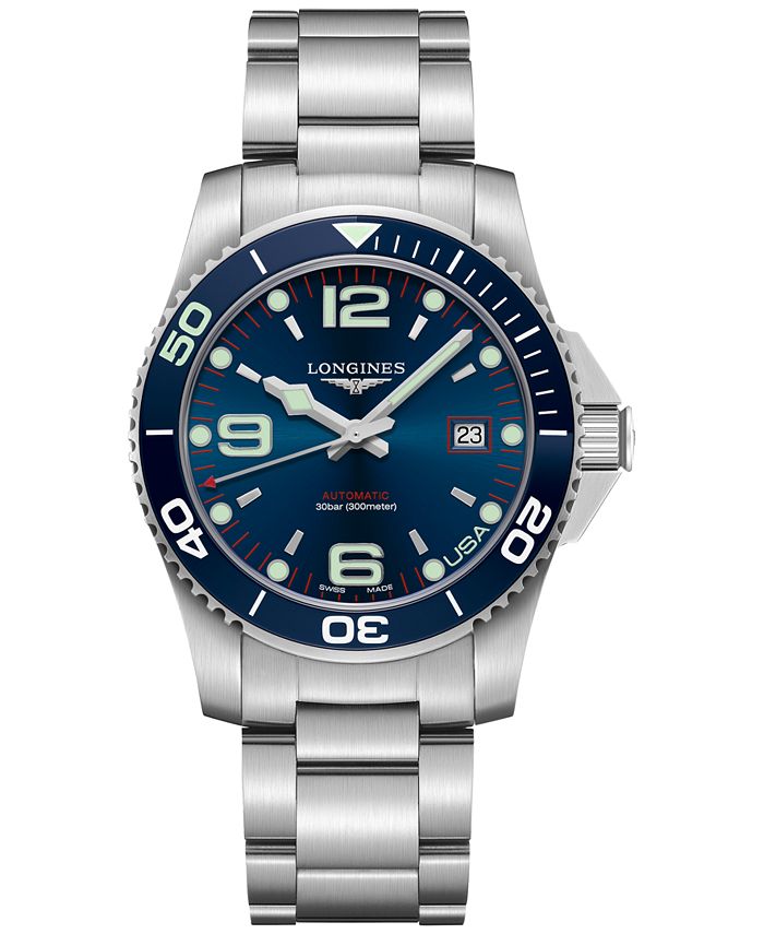 Longines Men s Swiss Automatic HydroConquest Stainless Steel
