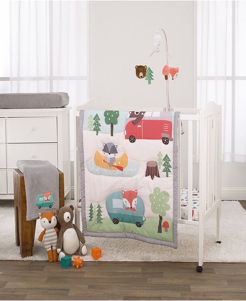 Nojo Retro Camper 3 Piece Mini Crib Bedding Set Reviews