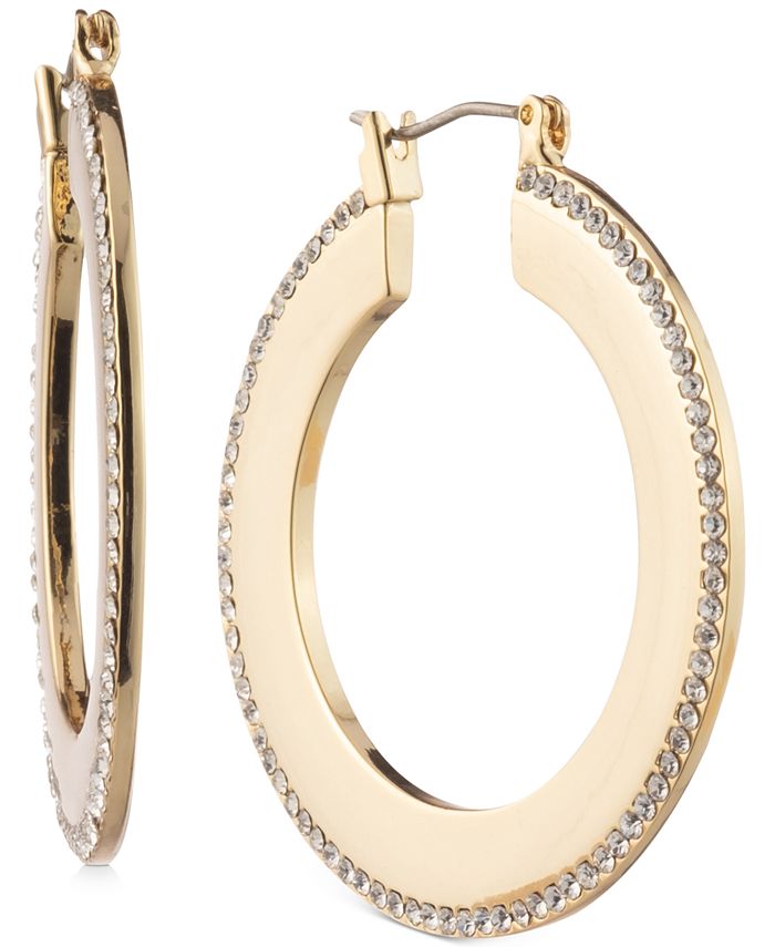 Dkny hoop earrings clearance