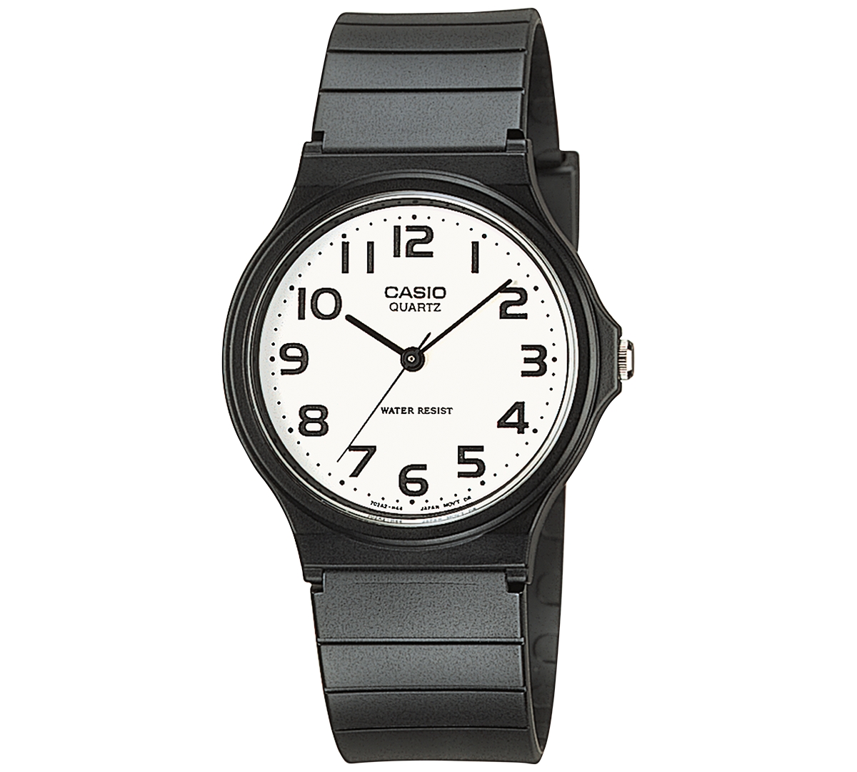 Unisex Black Resin Strap Watch 35mm - Black