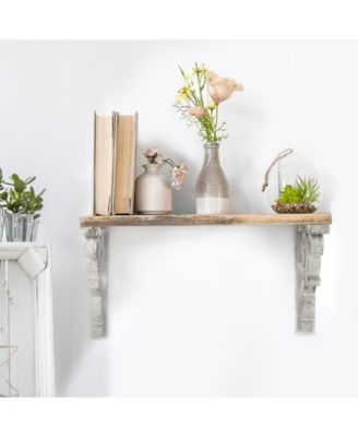 American Art Decor Wood Corbel Brackets, Set of 2