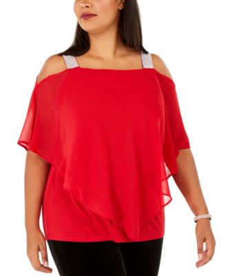 Slash Neck Strap Chiffon Shirt Slash Neck Strap Chiffon Shirt