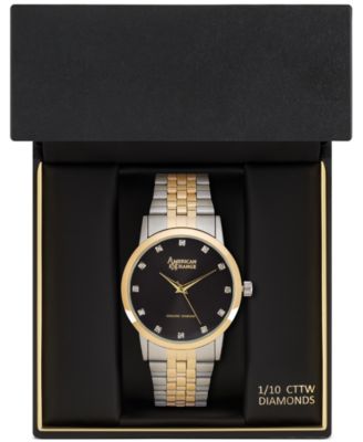 Men's Genuine Diamond Collection Bracelet Watch, 40mm