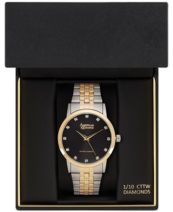 American exchange watch genuine diamond deals
