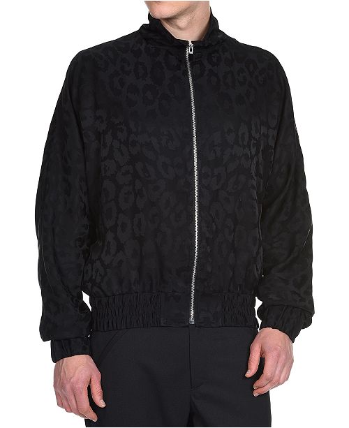 Just Cavalli Men S Cheetah Print Sports Jacket Reviews Coats