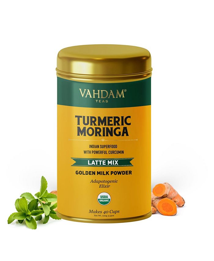 Vahdam Teas Turmeric Moringa Latte Mix 40 Servings Macy's