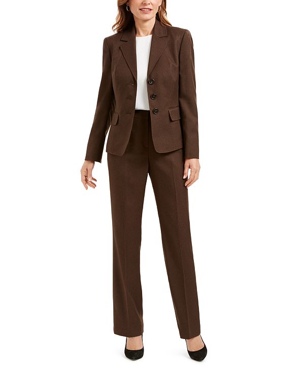 Le Suit Melangé Pants Suit & Reviews Wear to Work Women Macy's