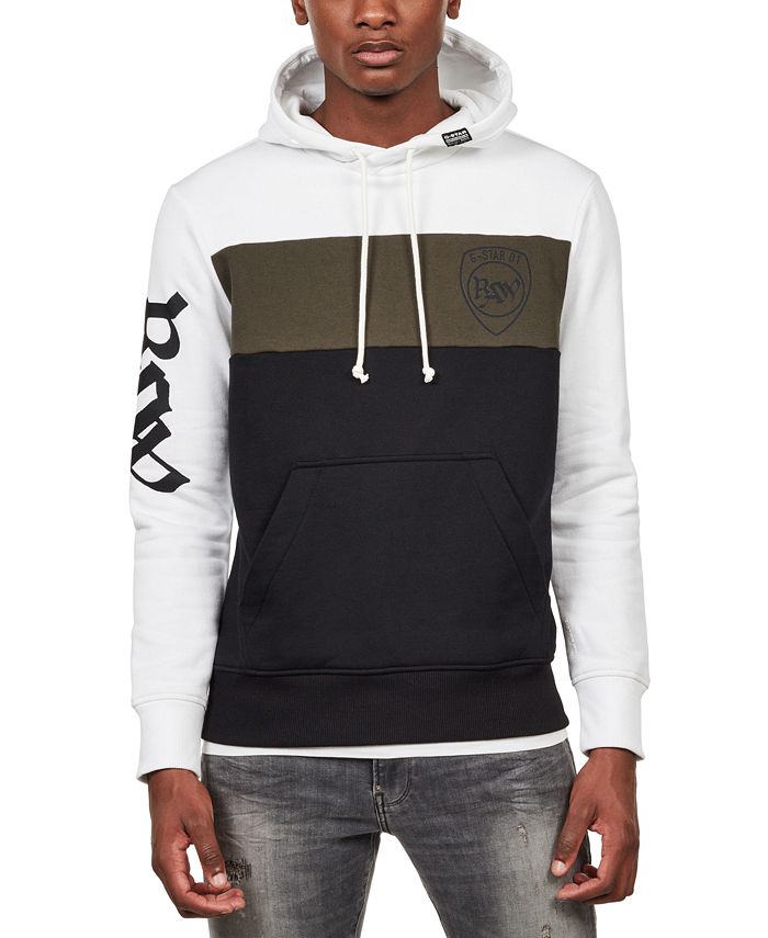 G-Star Raw Men's Colorblocked Logo Hoodie, Created for Macy's - Macy's