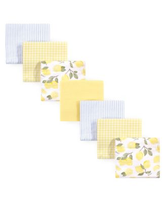 Girls Seven-Count Cotton Flannel Receiving Blankets