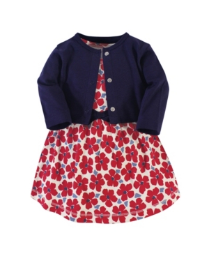 Touched By Nature Baby Girl Organic Dress and Cardigan Set