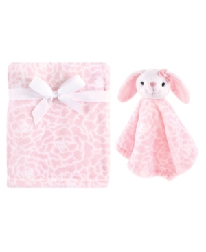 Hudson Baby Plush Blanket and Security Blanket Set