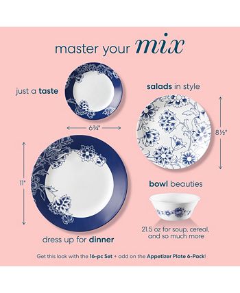 Corelle deals indigo blooms