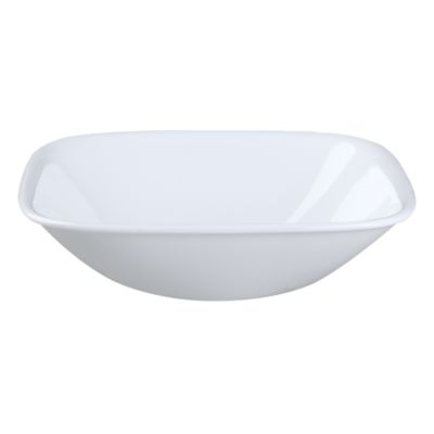 Square Round Pure White Dip & Condiment Bowl
