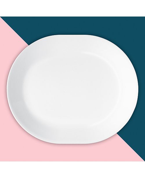 Corelle White Serving Platter & Reviews Serveware Dining Macy's