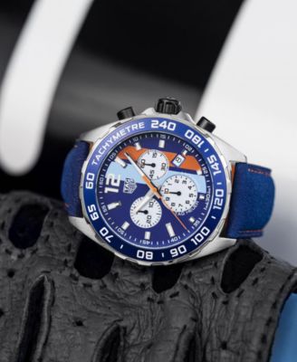 TAG Heuer Men's Swiss Chronograph Formula Gulf Edition Blue