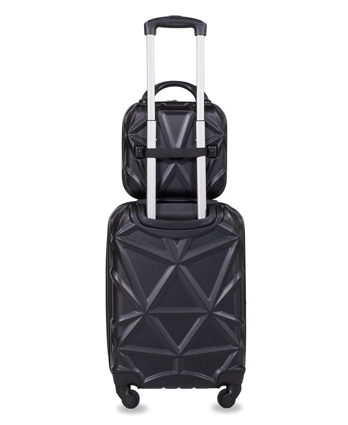 AMKA Gem 2Pc. CarryOn Hardside Cosmetic Luggage Set Macy's