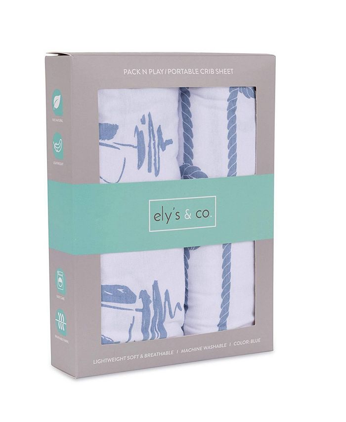 Pack N Play Portable Crib Sheet Set 2 Pack