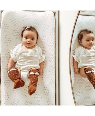 Baby Changing Pad Cover - Cradle Sheet 100% Combed Jersey Cotton