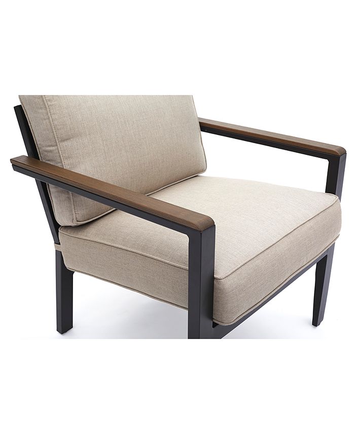 Agio Stockholm Outdoor Club Chair with Outdoor Cushions, Created for