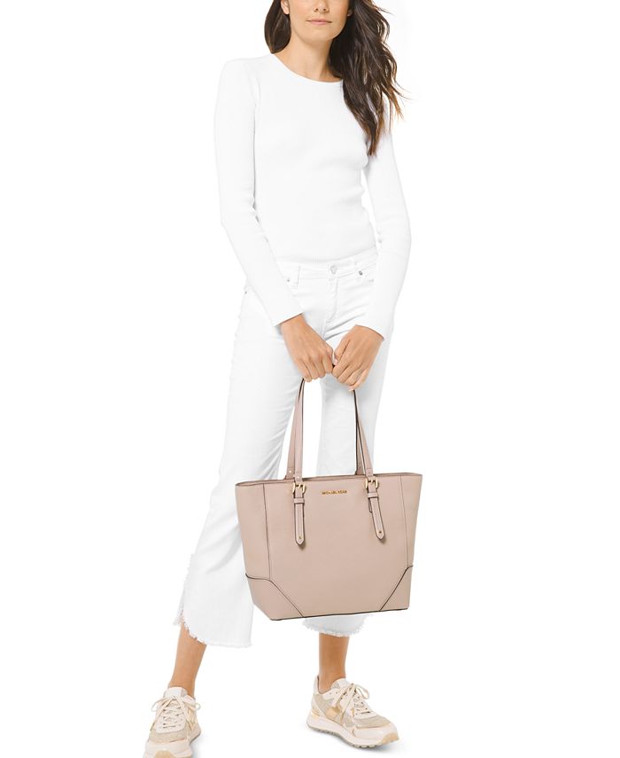 Michael Kors Aria Large Leather Tote Macy's