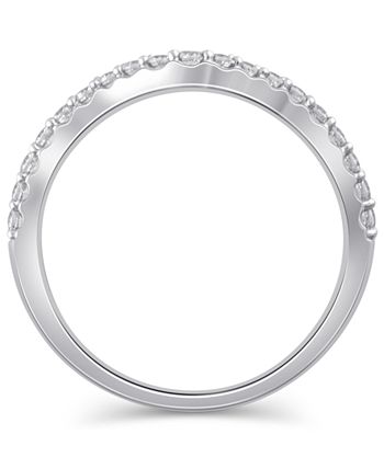 Macy's - Certified Diamond (1-1/2 ct. t.w.) Bridal Set in 14K White Gold