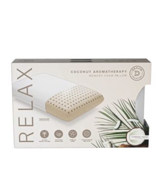 Dream Collection Coconut Aromatherapy Memory Foam Pillow, Standard