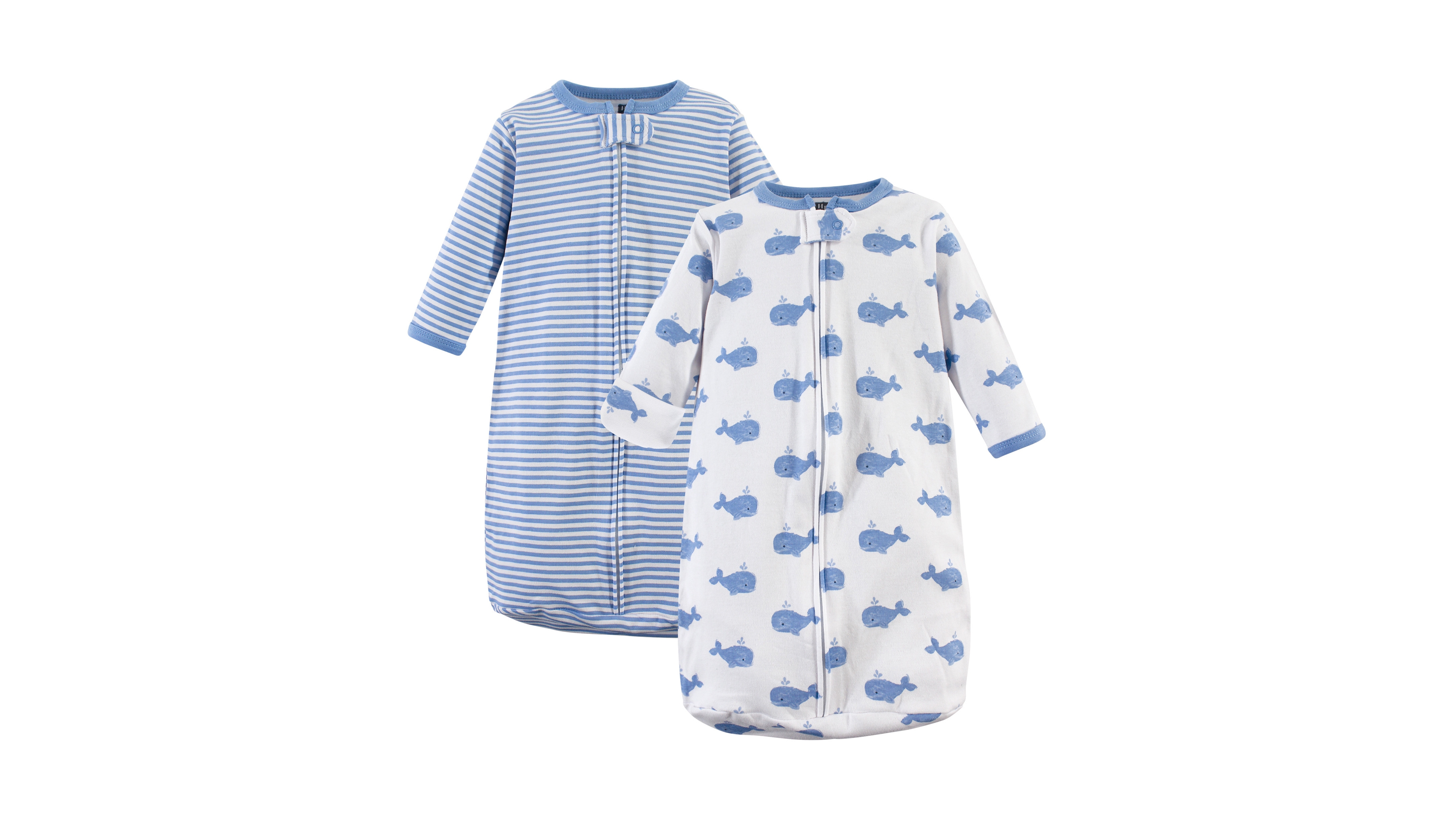 Hudson Baby Cotton Long-Sleeve Wearable Sleeping Bag, Sack, Blanket