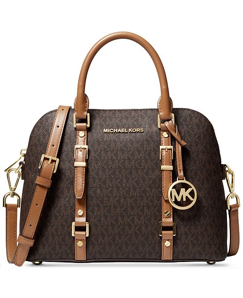Michael Kors Bedford Legacy Dome Satchel Reviews Handbags Accessories Macy S