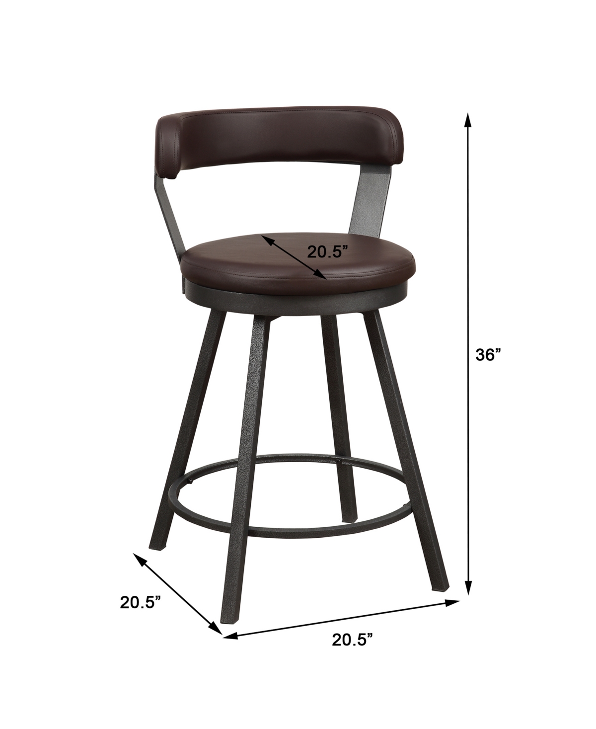 Cabezon Counter Height Swivel Stool (Set of 2)