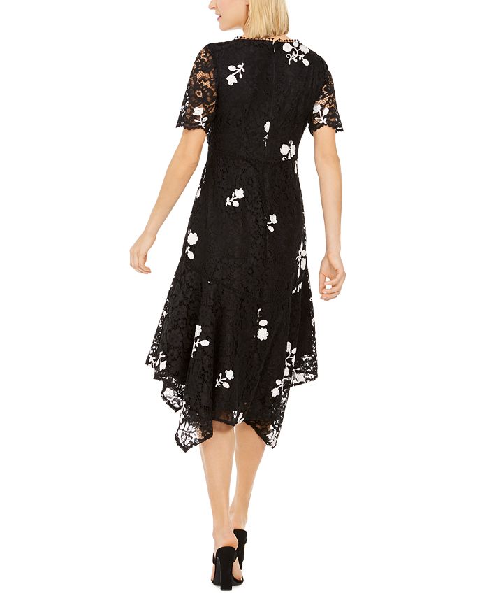 Taylor Embroidered Lace Dress - Macy's
