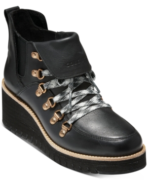 image of Cole Haan Women-s Zerogrand Wedge Hiker Boots