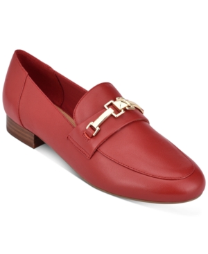 Marc Fisher Ebera Tailored Loafers Women's Shoes In Red