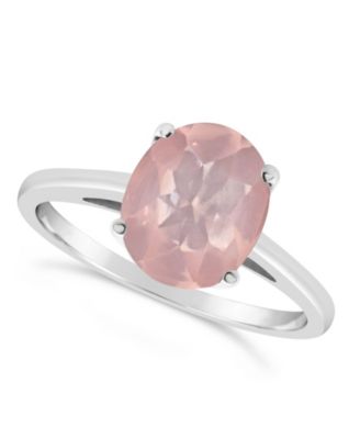 Sky Blue Topaz (3  ct. t.w.) Ring in Sterling Silver. Also Available in Rose Quartz (2-1/4 ct. t.w.)