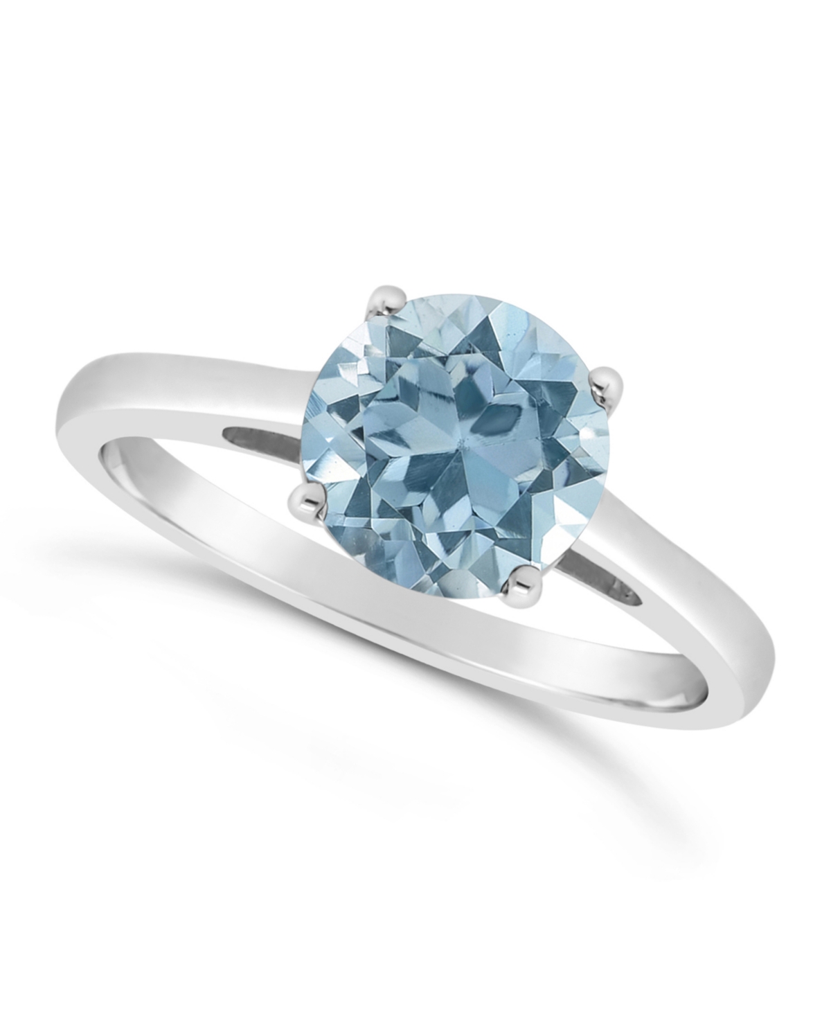 Amethyst (1-3/4 ct. t.w.) Ring in Sterling Silver. Also Available in Sky(2-3/8 ct. t.w.) and Rose Quartz (1-9/10 ct. t.w.) - Blue Topaz