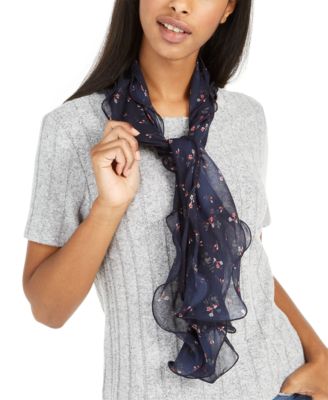 ralph lauren ruffle scarf