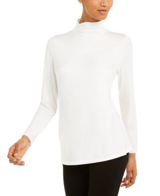 Alfani Mock-Neck Top, Created for Macy's - Macy's