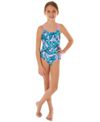 girls tropical swimsuit