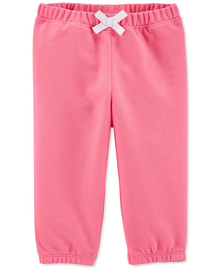 Carter's Baby Girls French Terry Pants - Macy's