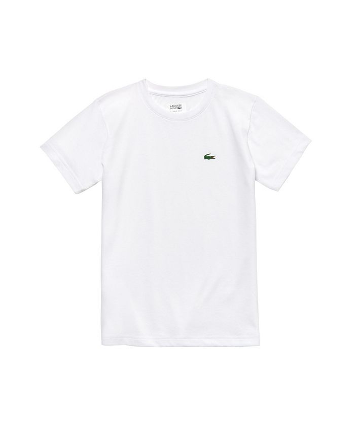 Lacoste Little Boys Sport Short Sleeve Crew Neck Cotton T-shirt - Macy's