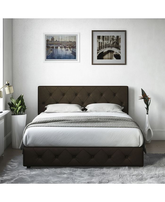 EveryRoom Dana Queen Upholstered Bed Macy's