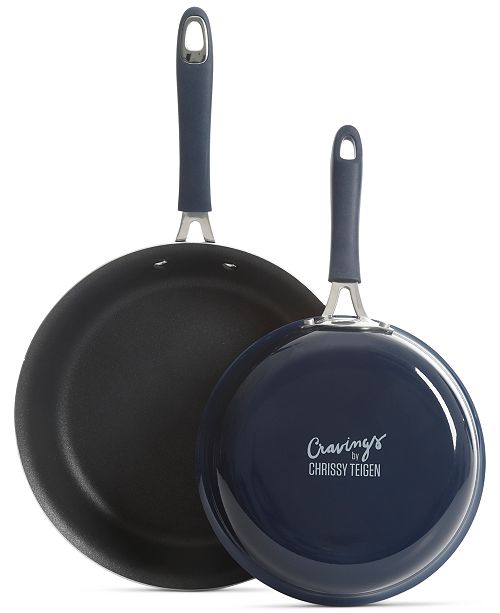 Cravings by Chrissy Teigen Nonstick Aluminum 9" & 11" Fry ...